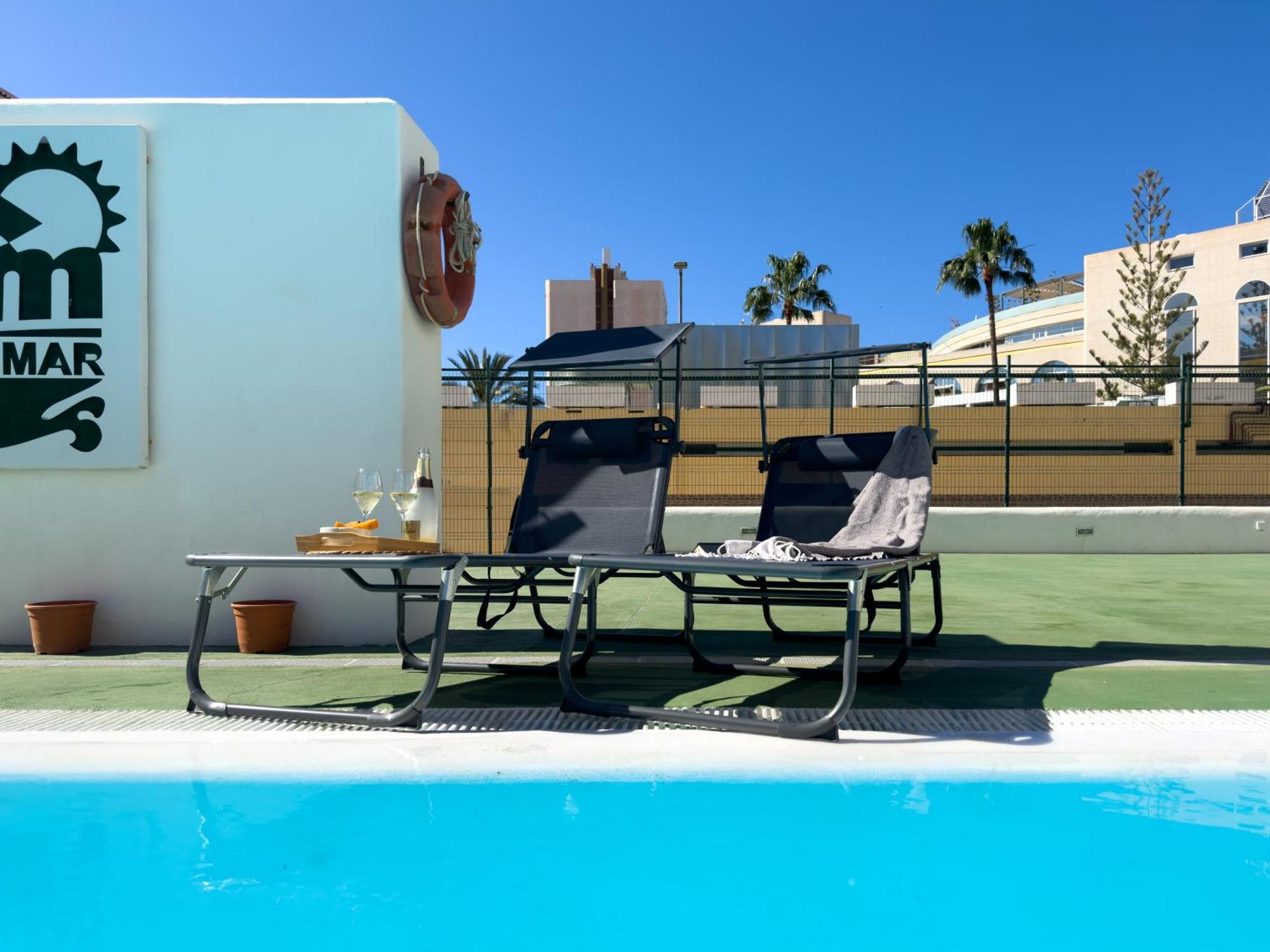 Amazing 3-bedroom Apartment. Pool And Sea View! Apartment Los Cristianos (Tenerife)